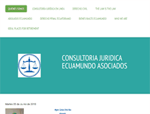 Tablet Screenshot of ecuamundo1.com